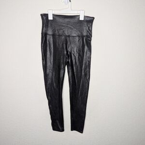 SPANX Faux Leather Leggings Black XL